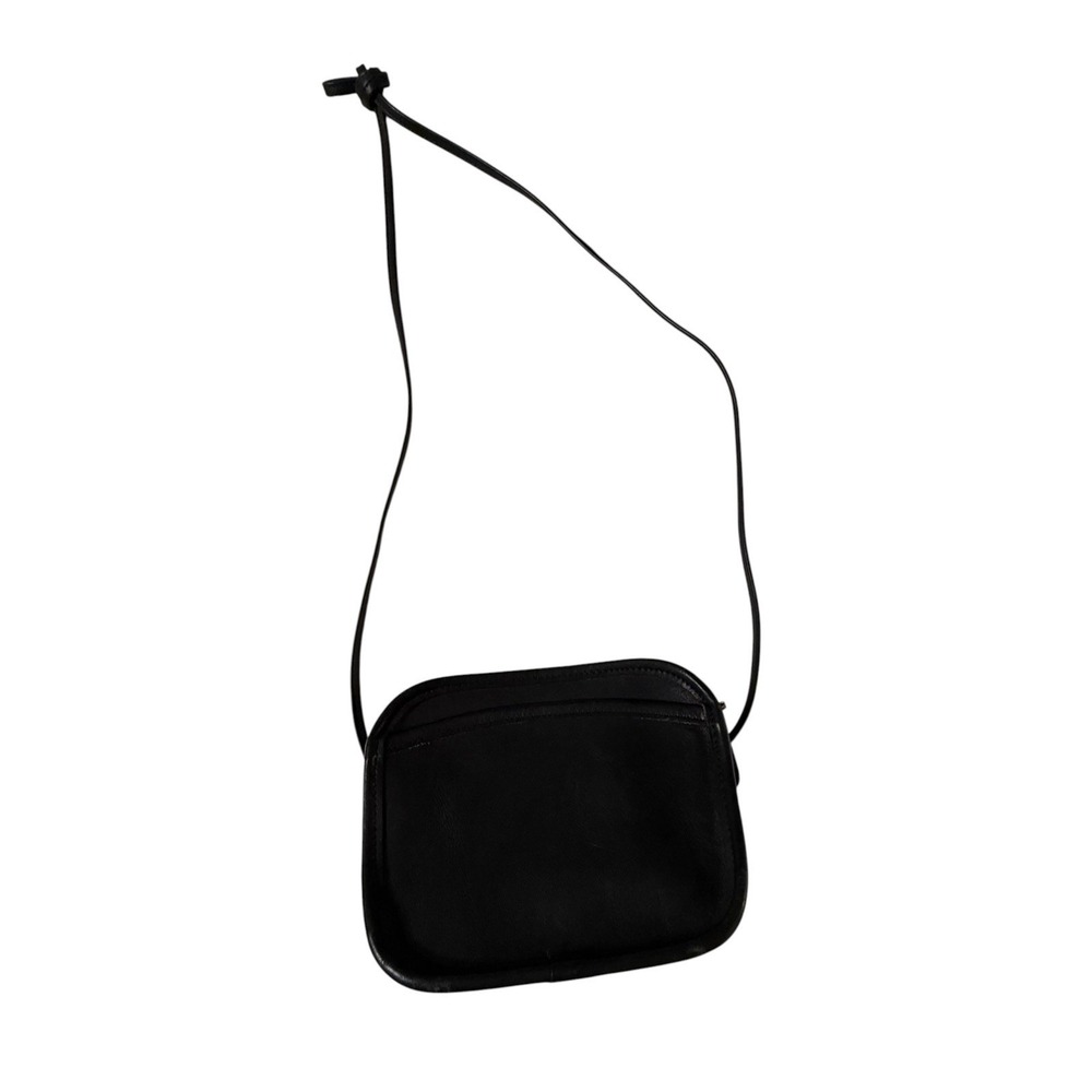 Vintage Coach No. 9935 Hadley Zip Mini Crossbody Black Leather USA 1995